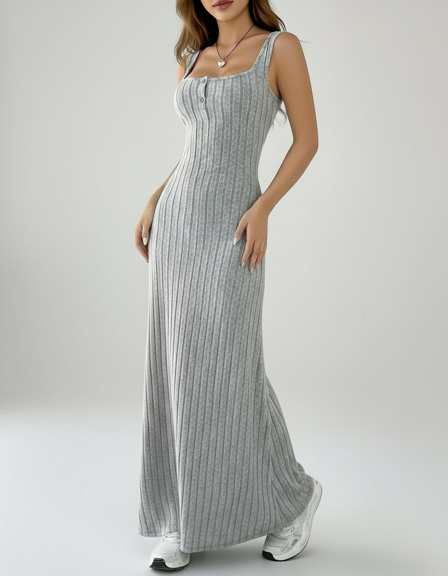 Elegant Sleeveless Maxi Dress