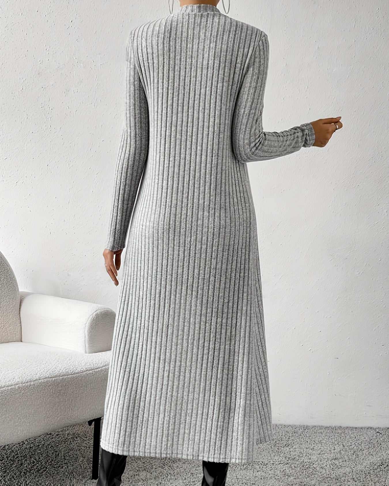 Sexy High  Dress with Long Sleeves