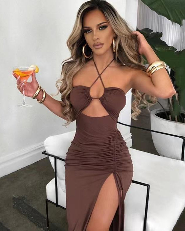 Women’s Halter Neck Bodycon Mini Dress