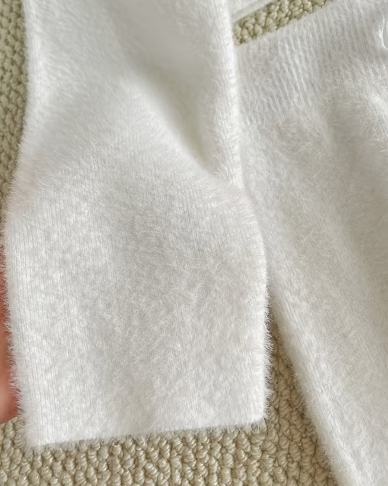 Elegant Solid Knit Two-Piece Set