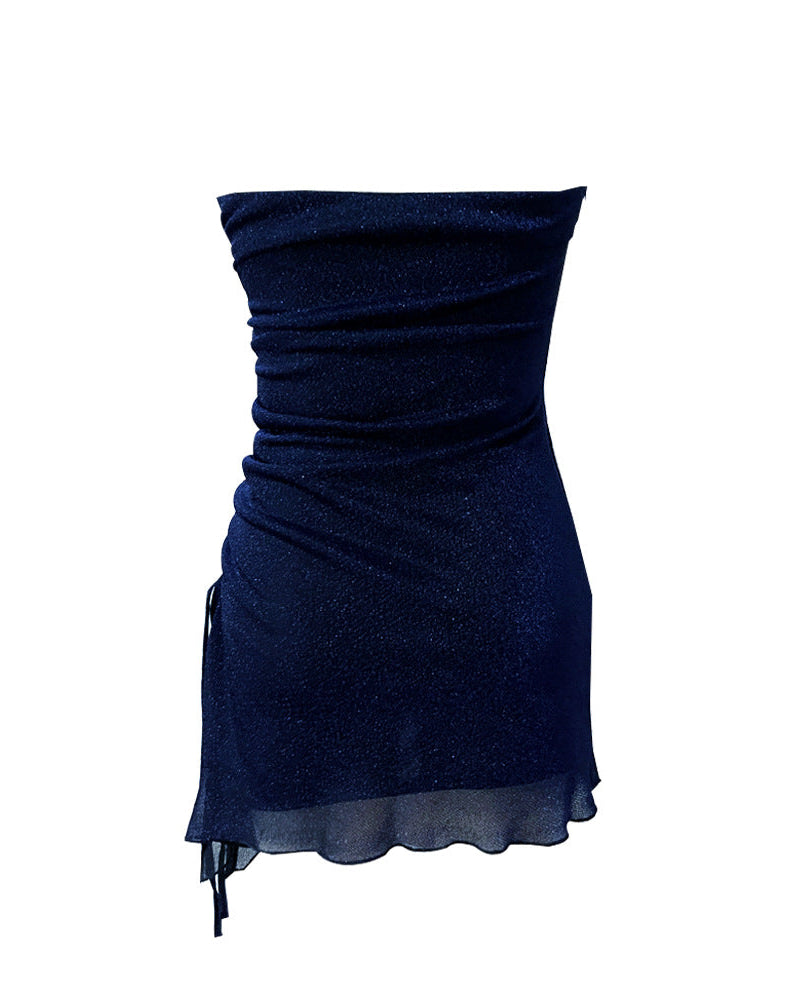 Women’s High-Waist Metallic Mini Dress
