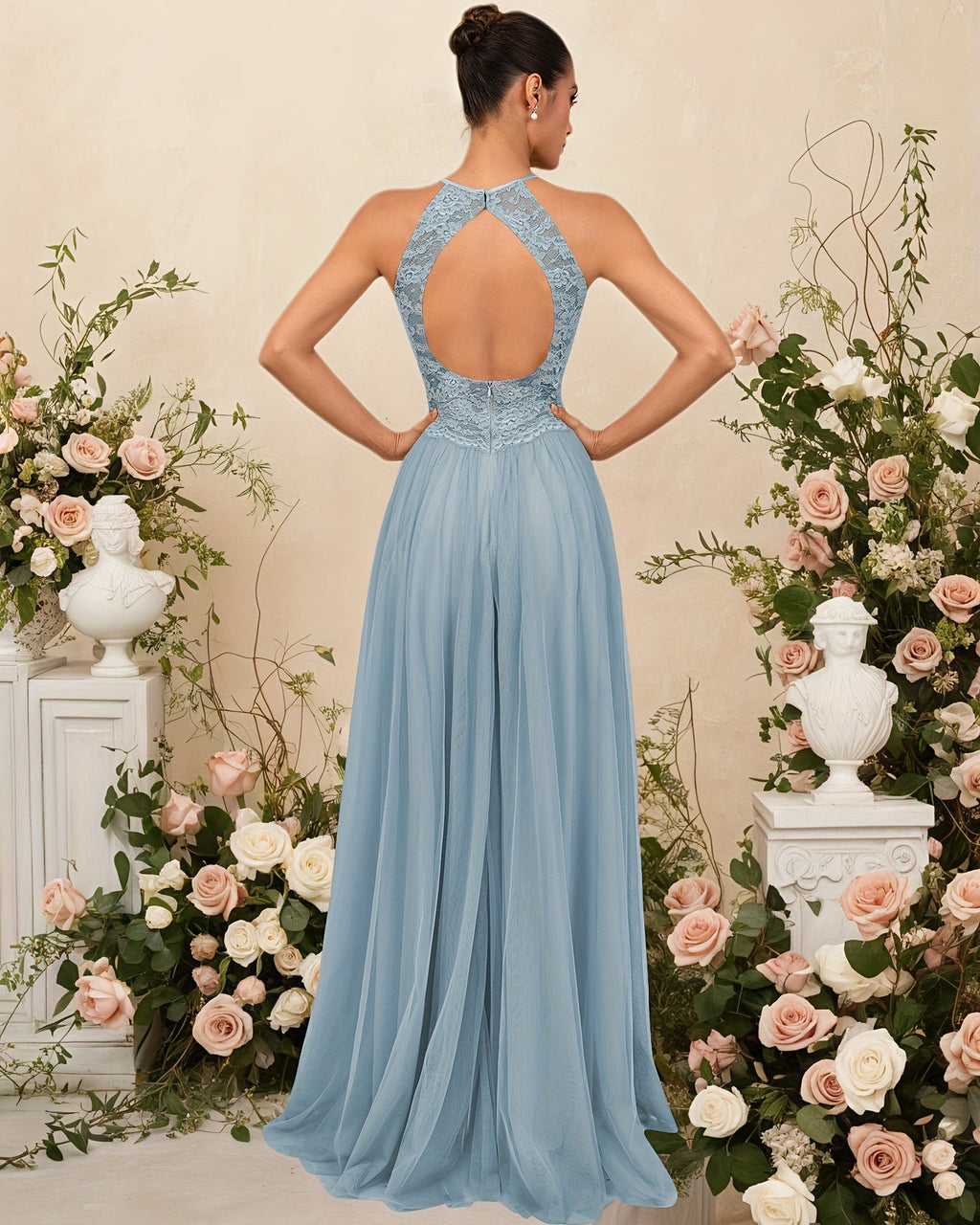 Elegant Lace Maxi Dress