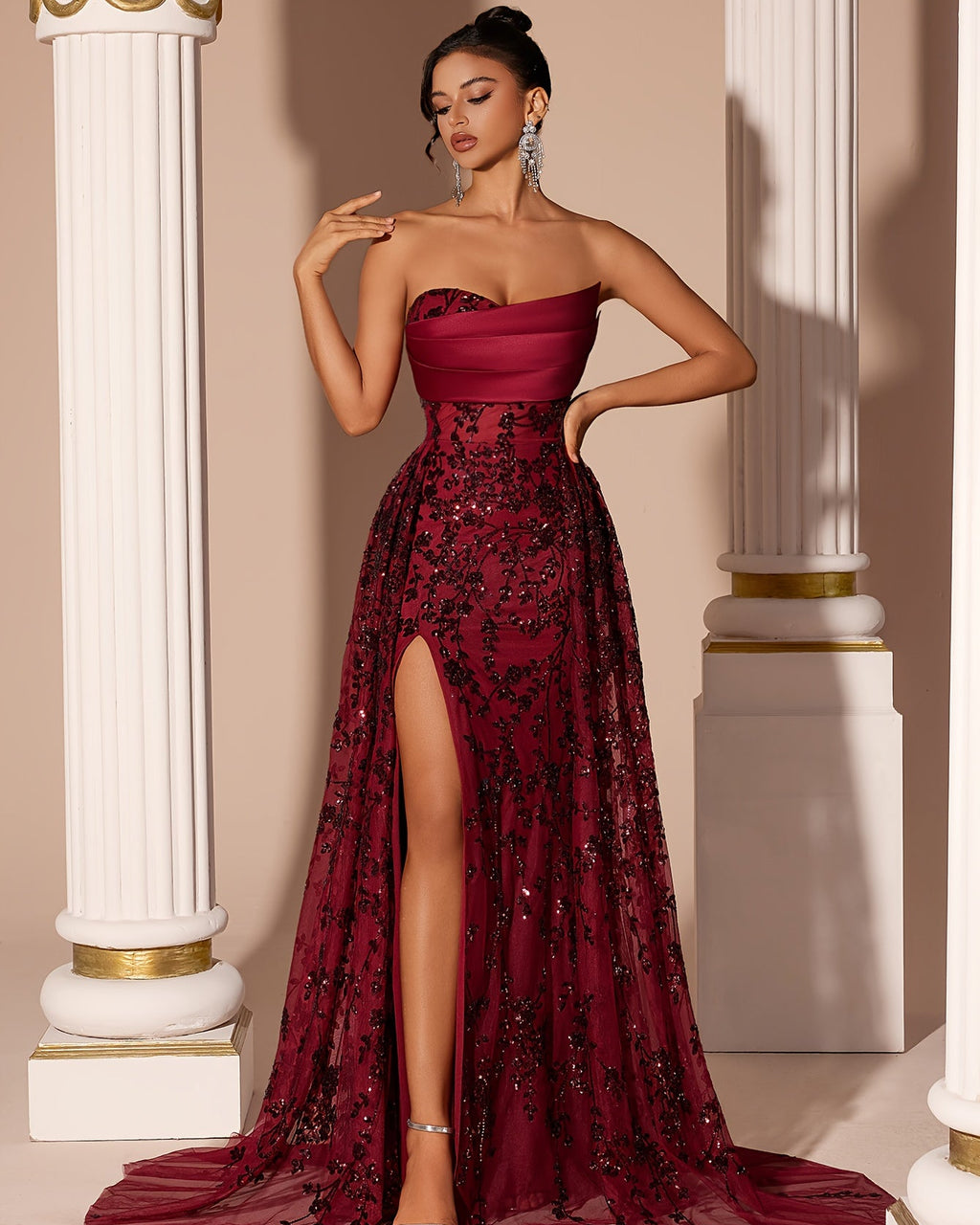 Sequin Evening Dress