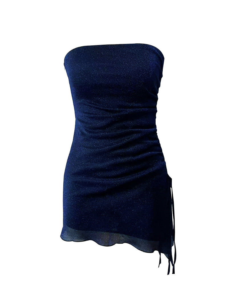 Women’s High-Waist Metallic Mini Dress