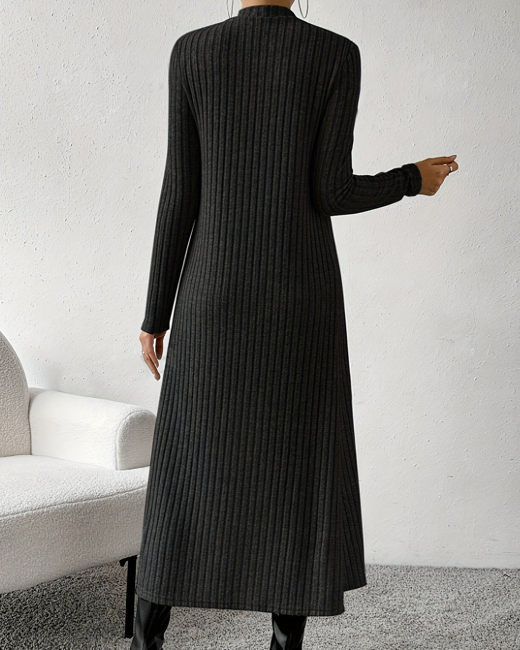 Sexy High  Dress with Long Sleeves
