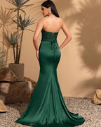 Satin Strapless Mermaid