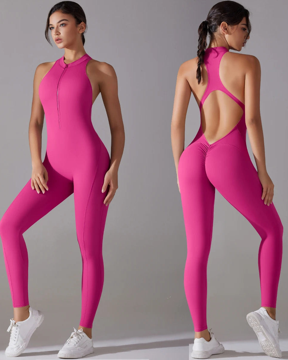 Women’s Backless Sporty Jumpsuit