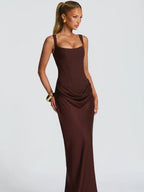 Pleated Sling Dress