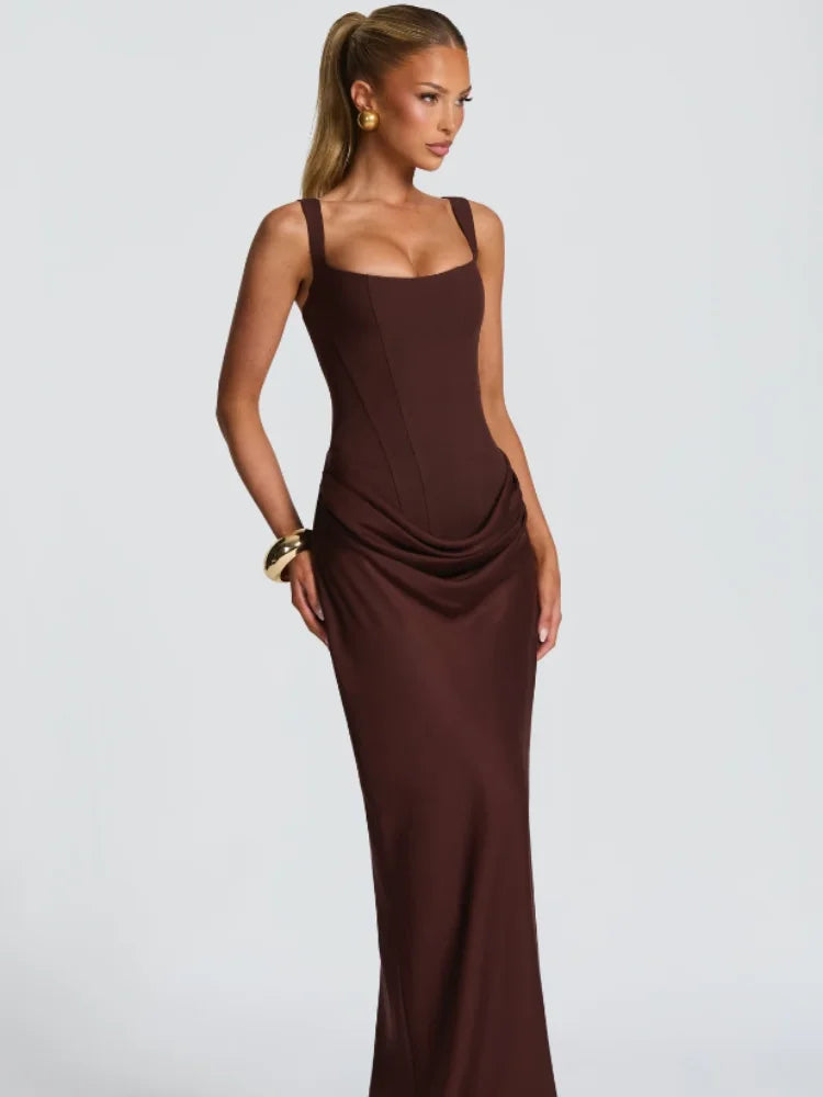 Women’s Pleated Sling Dress