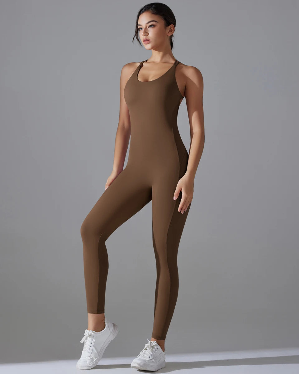 Women’s Backless Scrunch Jumpsuit