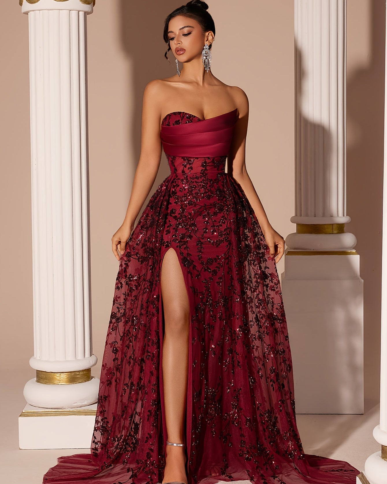 Sequin Evening Dress