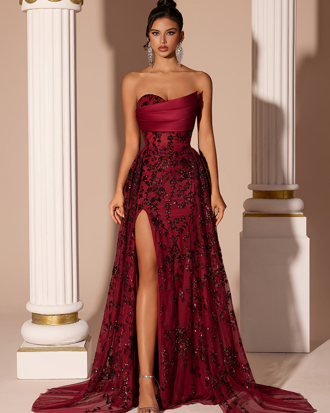 Sequin Evening Dress