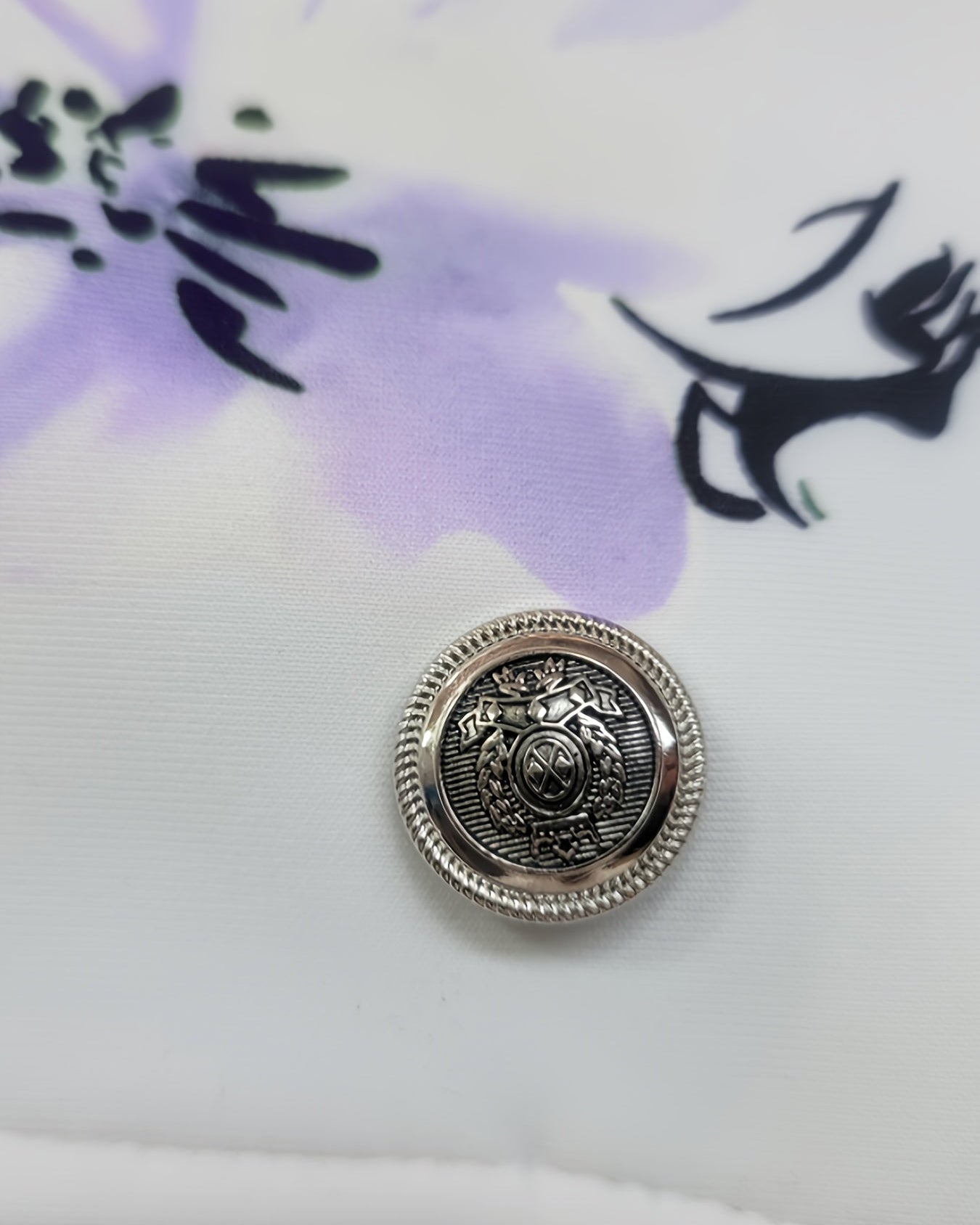 Elegant Floral Blazer and Skirt Set